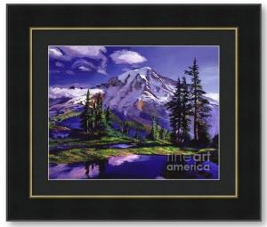 Thank you to an Art Collector from Globe AZ for buying a framed print of Midnight Blue Lake